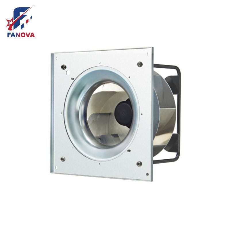 230V Ec Durchmesser 280 Industrieller Rückwärts-Radialventilator mit Stützhalterung